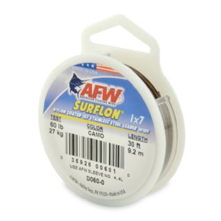 AFW Surflon Camo Nylon Coated 1x7 Wire  - 